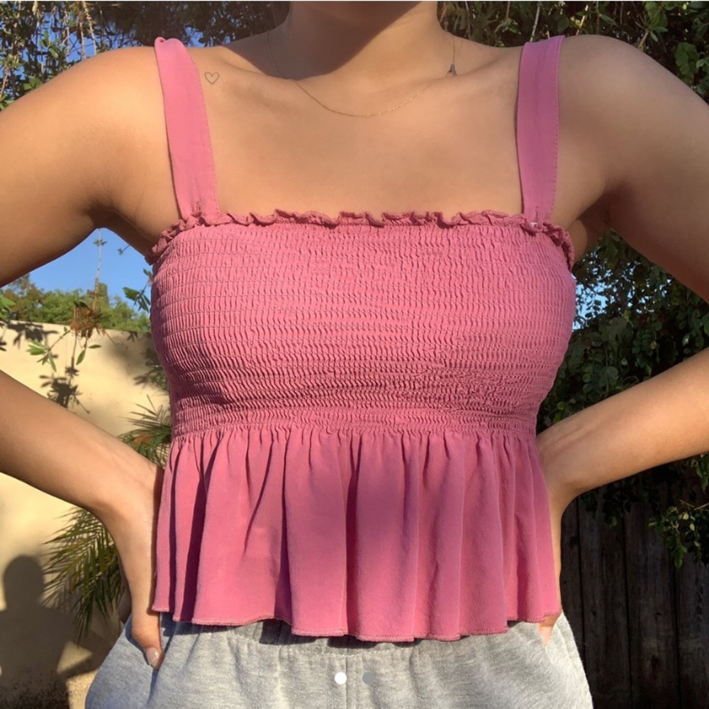 Pink summer top